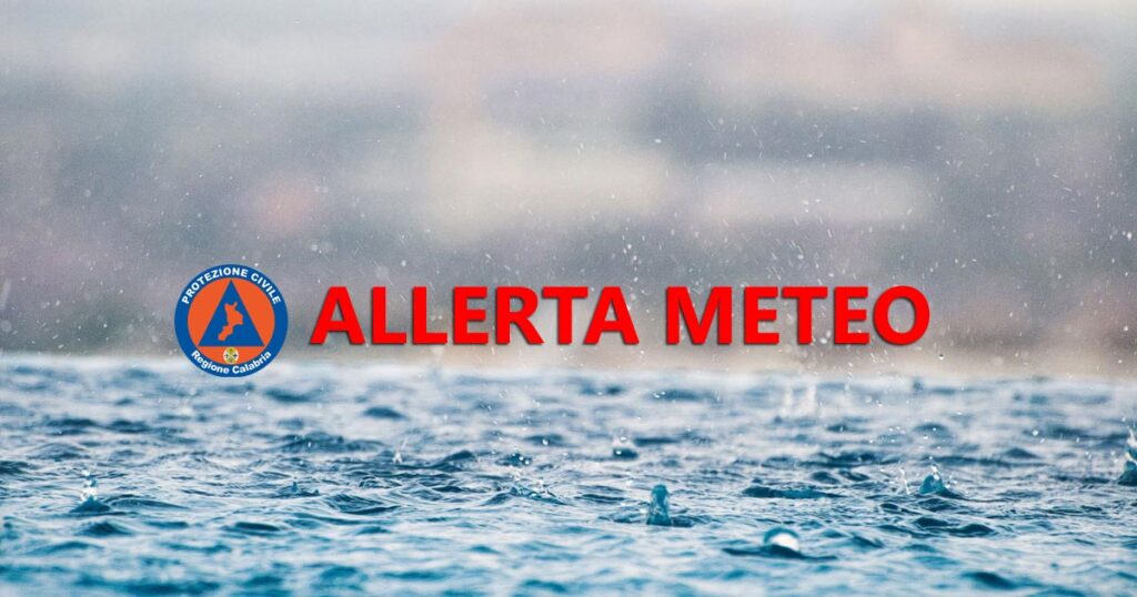 Allerta meteo in Calabria: ordinanze a Reggio, Catanzaro, Crotone e Vibo Valentia