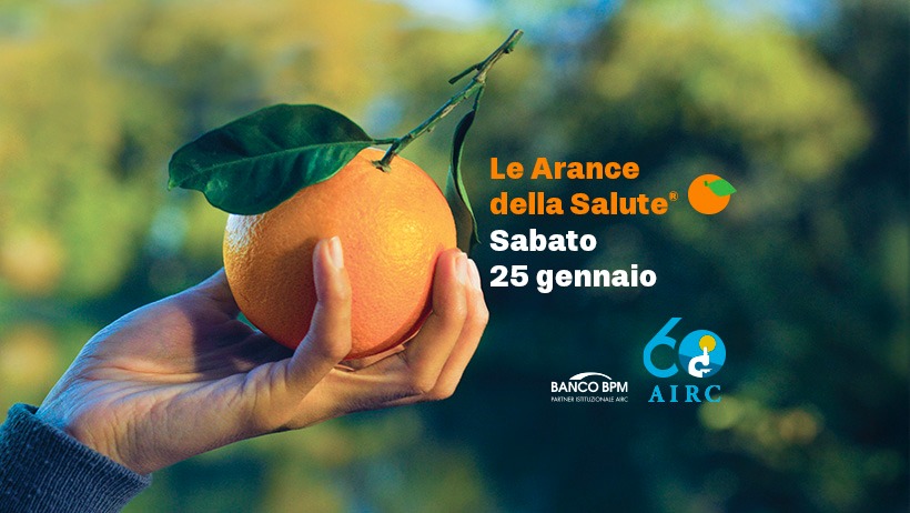 “Le arance della salute” AIRC domani in 23 piazze della Calabria