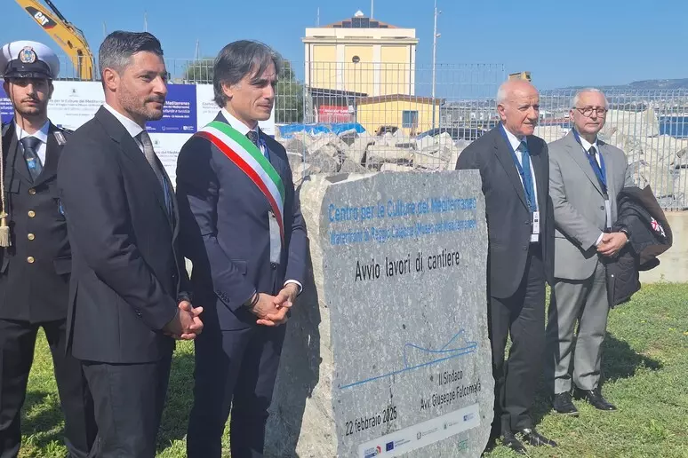 Posa della prima pietra al Museo del Mare di Reggio Calabria