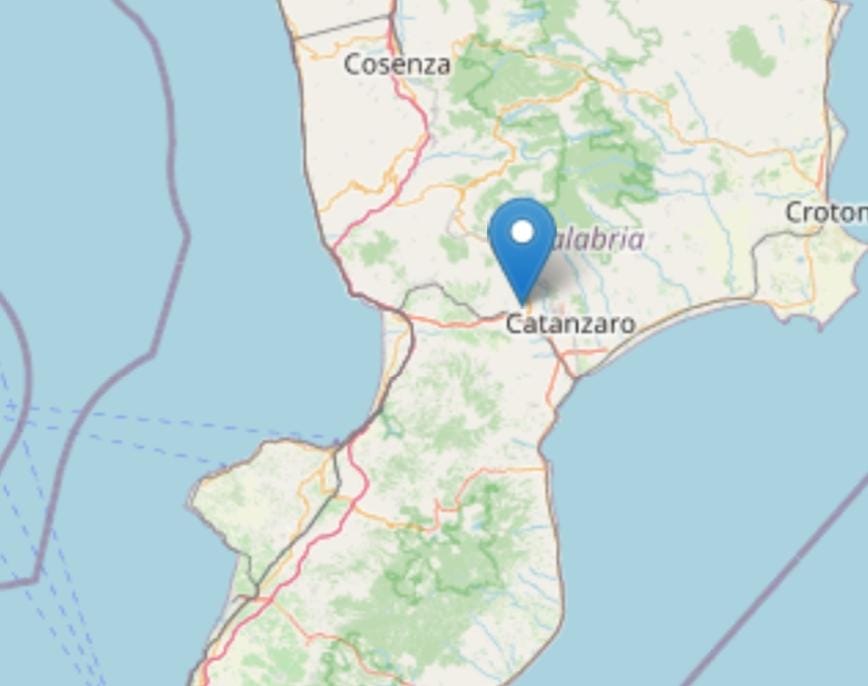 Sciame sismico in provincia di Catanzaro